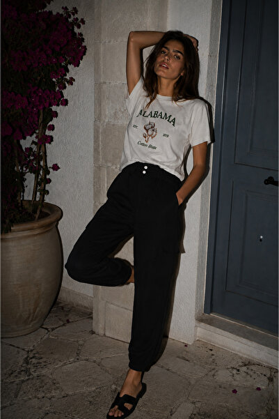 MODA Women's Jogger Pants Black