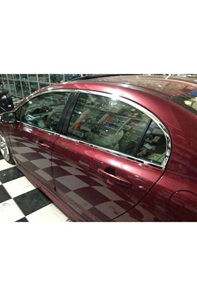 Universal Honda Civic FD6 Cam Çıtası Çerçevesi Kromu Nikelajı Komple 2006-2012