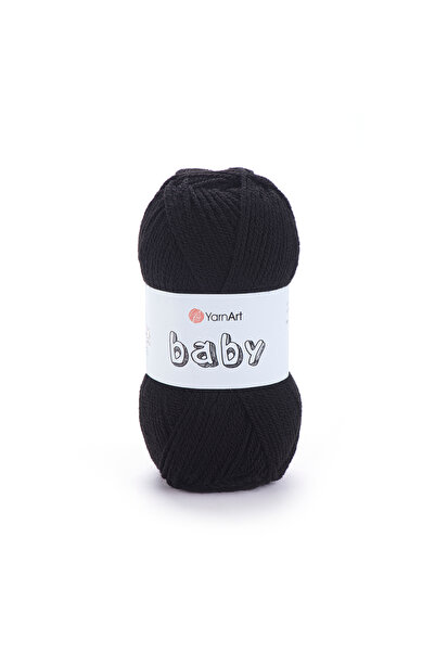 Yarnart Baby - Baby Hand Knitting Rope Black-585