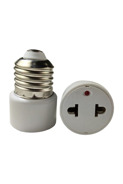 Choice APWIKOGER E27 to EU Plug Connector E26/E27 Lamp Holder Converter Flame...