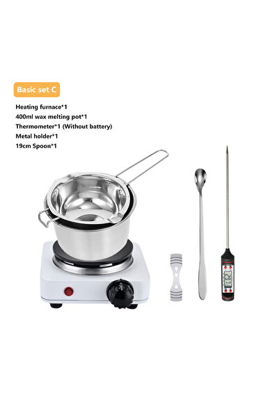 Choice8 EU Plug 220V Basic set C DIY Candle Craft Tools Kit with Wax Melting ...