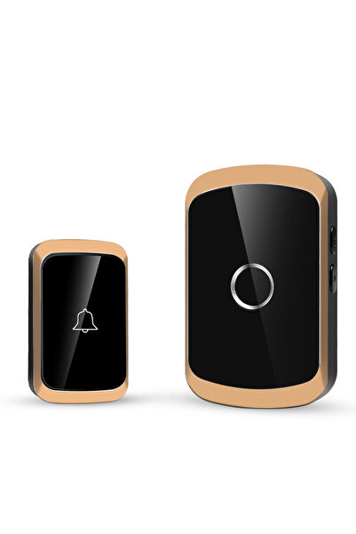 choice2 Black gold Smart Wireless Doorbell Door Chime Kit No Socket Required ...
