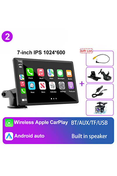 choice2 X7PLUS-Carplay-8LED Universal Portable IPS 7inches android auto CarPl...