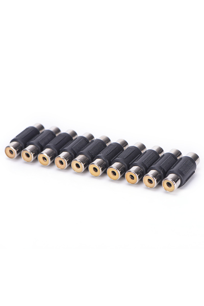 Choice KOQZM 10pcs 10Pcs RCA Female to Female Coupler Plug Audio Video AV Cab...