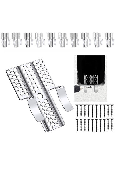 Choice1 10PCS 10/20PC Drywall Repair Clips Wall Patch Kit with 20/40 Screws f...