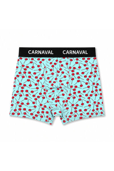 CARNAVAL SOCKS Carnaval Lollipop Patterned Premium Cotton Men's Boxer - Light...
