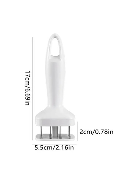 Choice DUTRIEUX White Stainless Steel 24 Needle Automatic Rebound Hammer Meat...