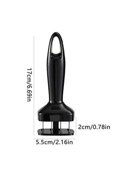 Choice1 DUTRIEUX Black Stainless Steel 24 Needle Automatic Rebound Hammer Mea...