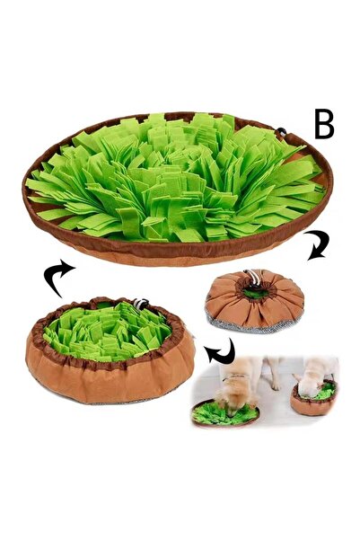Choice4 B Snuffle Mat for Pets Interactive Foraging , Brain-Boosting Feed Gam...