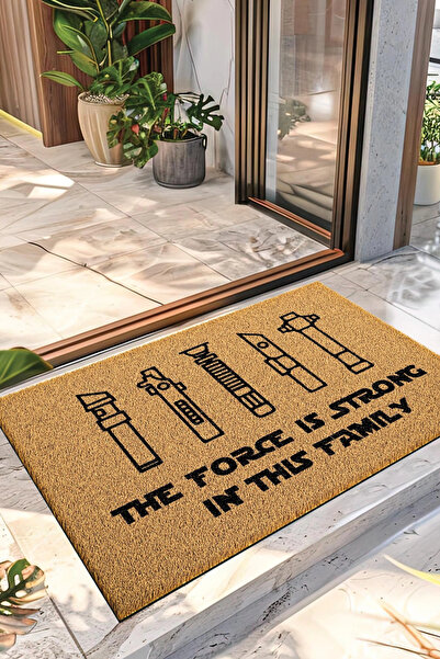 Decovetro Koko Paspas Star Wars Force Is Strong Family-Desenli40 X 60 cm