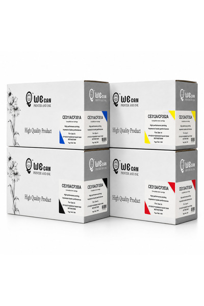 Wecan WECAN-126A Compatible Color Toner Cartridge Set for HP LaserJet Pro CP1...
