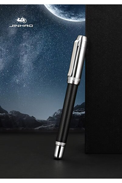 Choice9 EF silver with black Jinhao 92 Luxury Metal Fountain Pen - Ergonomic,...