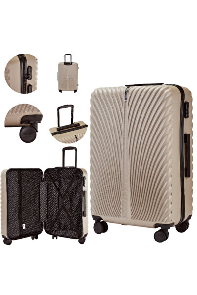 WINGS BRAND Valiză LARGE WINGS SWAN 2.0 28 " bej