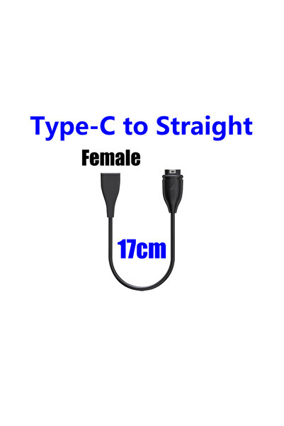 Choice Type C to Straight For Fenix 7 7S 7X 6 6S 6X 5 5X 5S Vivoactive 3 Fore...