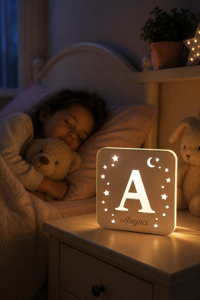 Karma Light Markt Kişiye Özel İsimli Harf Gece Lambası, Kişiye Özel Bebekler ...