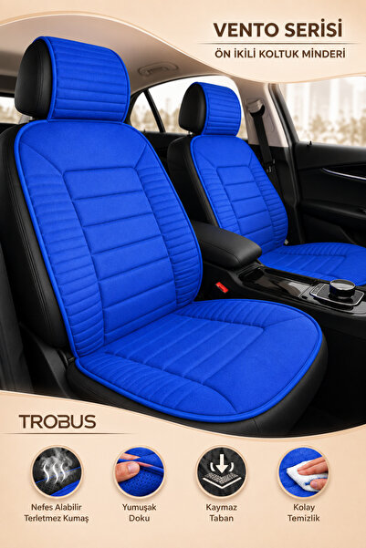 TROBUS Dacia Sandero ve Stepway 2008 ve Sonrası Uyumlu Vento Serisi Mavi 2'li...
