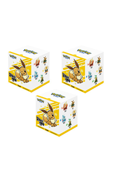 Choice1 Random 3 box Anime Pokemon Funism Original Adventure Eevee Family Sui...