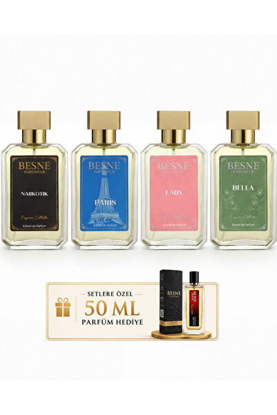 besneparfum Besne Parfüm Erkek Kadın 4’lü Set