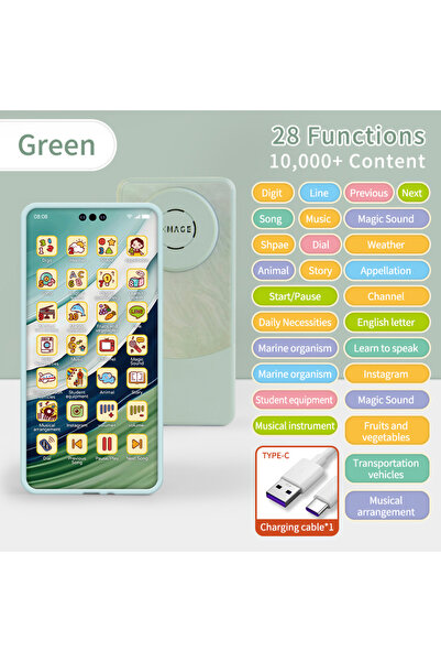 choice2 green Toy Cell Phone Educational Toys Cellphone Baby Kid Educational ...