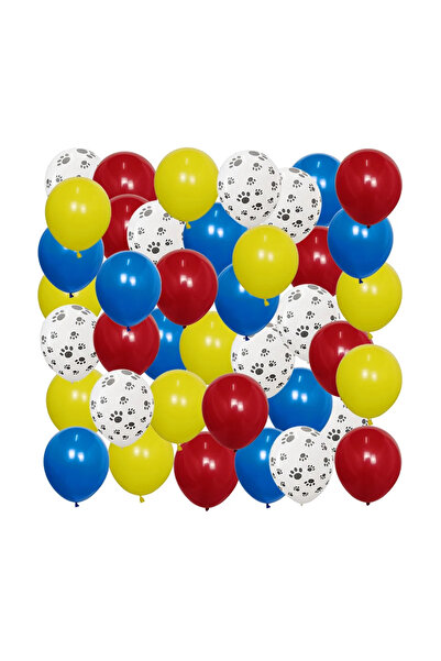 Choice 10inch as the picture 40pcs Mix 10'' Pets Dog Paw Latex Balloons Anima...