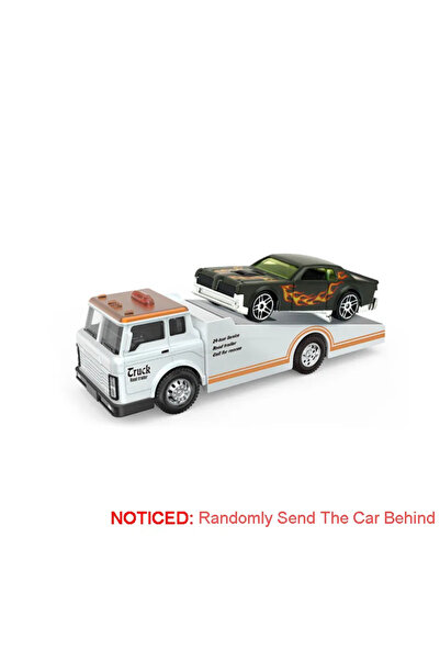 Choice14 Tractor White Scale 1:64 Container Alloy Trailer Model Toy Car Dieca...