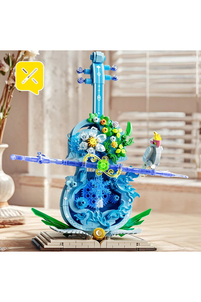 Choice 89148 783PCS 783PCS DIY Model Creative Construction Dream Violin Brick...
