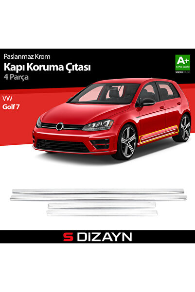 S Dizayn S-Dizayn VW Golf 7 Kapı Koruma Çıtası Krom 2013-2020 7651400