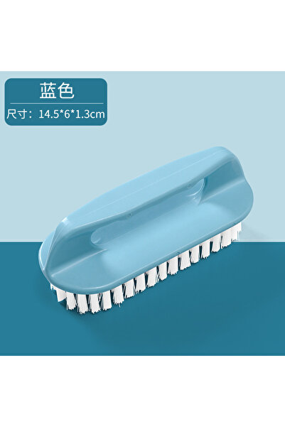 Choice Blue Multi-functional Household Laundry Brush - Plastic Hard Bristle C...