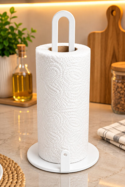 VENON White ❤️   Flat Model Metal Towel Napkin Holder Paper Towel Holder Tabl...