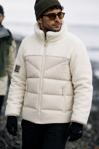Delpino Waterproof Men's Plush Puffer Jacket
