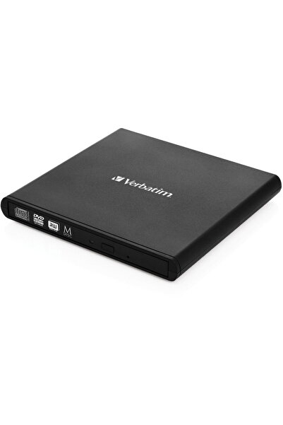 Verbatim DVD-RW extern Slimline 98938, USB 2.0, Negru