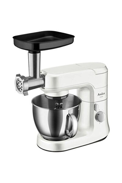 AMICA Robot de bucatarie KML 4011, 1000W, bol inox 4.5L, 8 trepte de viteza, Alb