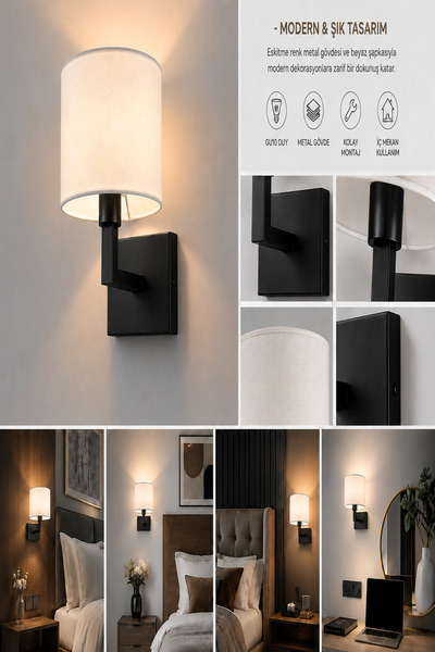 LEBIS Frame Series Wall Sconce - Black
