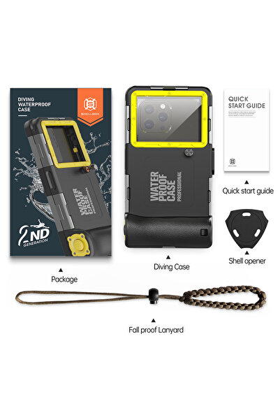 choice2 Pc + tpu Black Yellow Brand New Multifunctional Durable Waterproof 15...