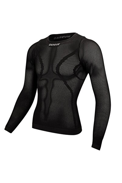 Choice S-M Black DAREVIE Cycling Base Laye Seamless Compression 2023 Full Sle...