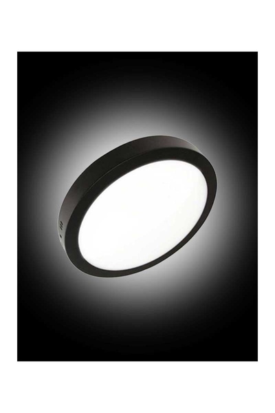 PAŞA ELEKTRİK MODERN TAVAN 18W SIVA ÜSTÜ LED PANEL SİYAH KASA BEYAZ IŞIK