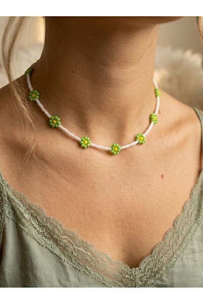 Beykan handmade Necklace Daisy Bead Design