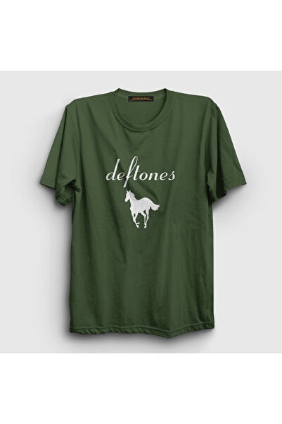 Presmono Unisex Khaki Horse Deftones T-Shirt 380650Tt