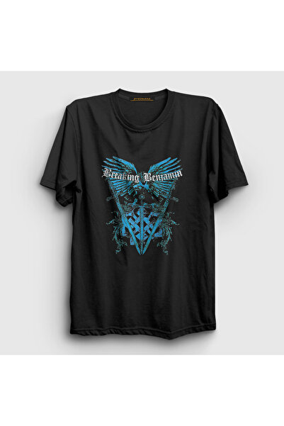Presmono Unisex Black Eagle Breaking Benjamin T-shirt378853tt