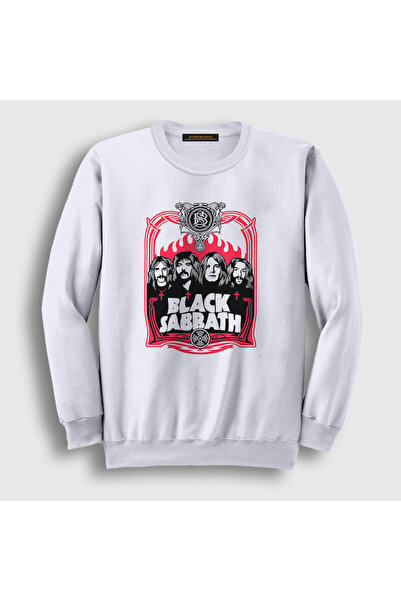 Presmono Unisex bela majica V2 Black Sabbath 376041tt