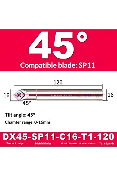 Choice13 DX45-SP11-C16-1T أداة تثقيب وتشكيل الحواف المركزية لمركز التشغيل DX3...
