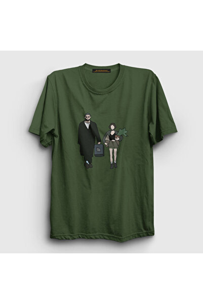 Presmono Unisex kaki cipele za hodanje Film Leon T-shirt 247363tt