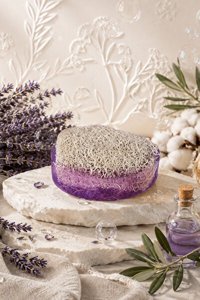 Dermolive Lavender Pumpkin Fiber Soap - 1 Piece (110 g)