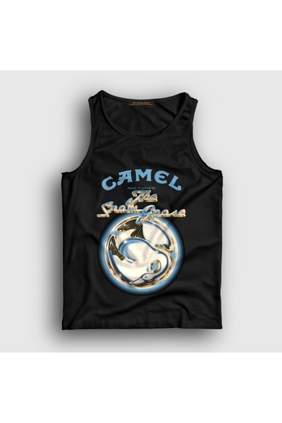 Presmono قميص رياضي أسود للجنسين من The Snow Goose Rock Camel 619278tt
