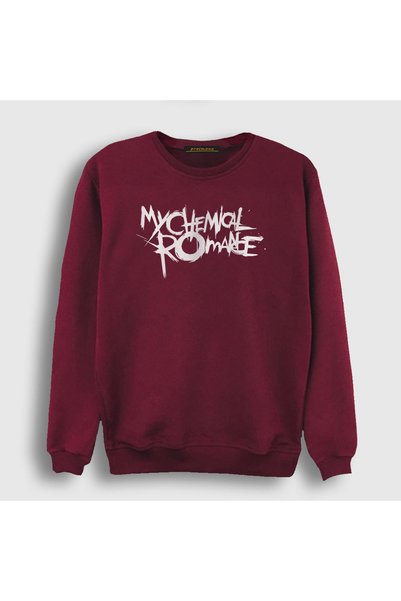 Presmono Unisex klaret crvena majica sa logotipom My Chemical Romance 71179tt