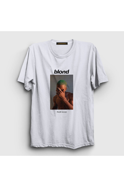 Presmono Unisex White Blond Music Frank Ocean T-Shirt 507083 Tt