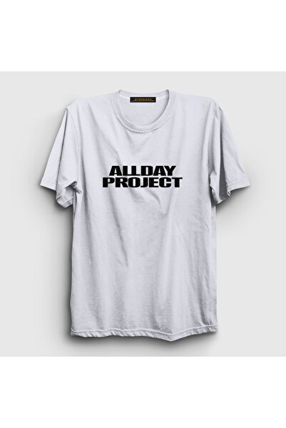 Presmono Unisex White Logo K-Pop Allday Project T-Shirt 598041Tt