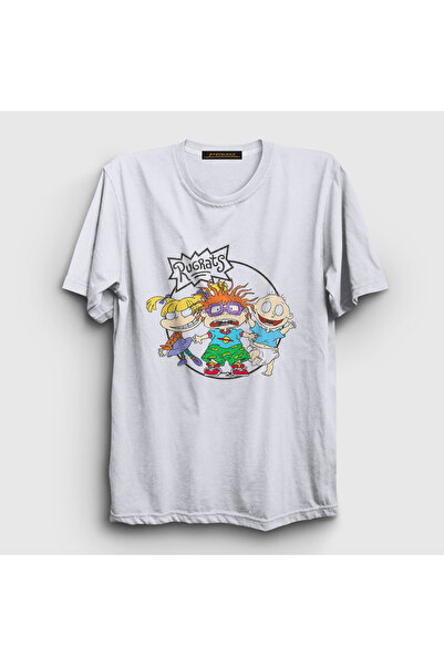 Presmono Unisex White Angelica Chuckie Tommy Rugrats T-Shirt 557840Tt