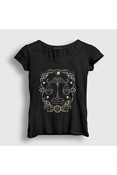Presmono Women's Black Libra Zodiac Gift Libra Sign T-Shirt 527662 Tt