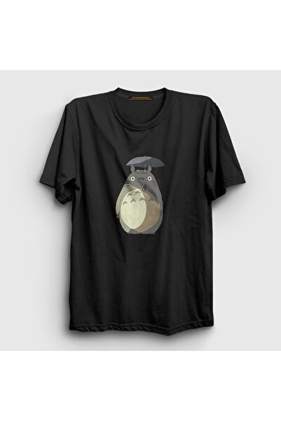 Presmono Unisex crna kišna kapa My Neighbor Totoro T-shirt 539490tt